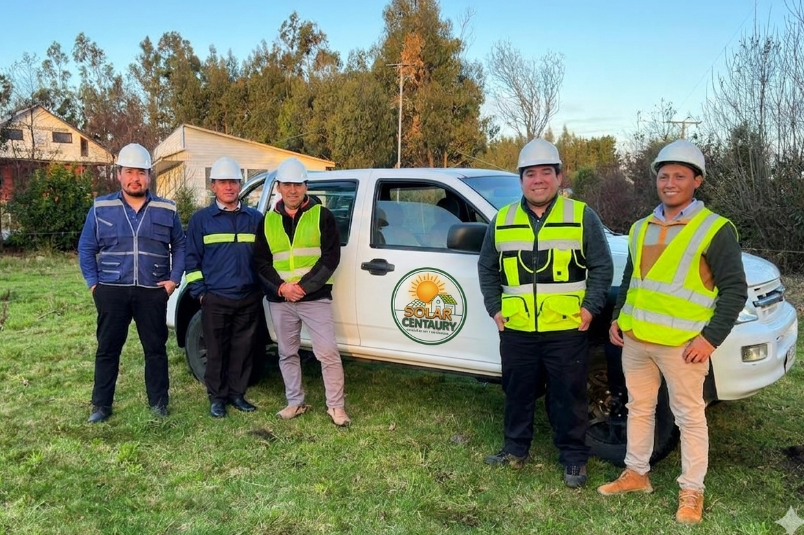 Equipo Solar Centaury en terreno